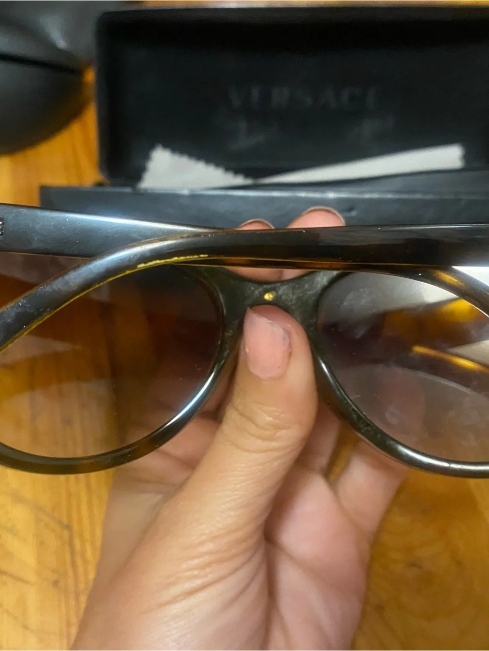 Versace authentic sunglasses & Versace case
